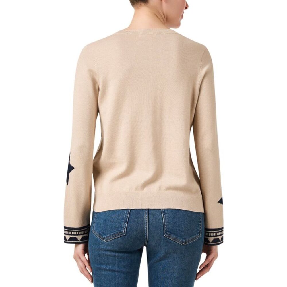 Lisa Todd Womens  Cashmere-Blend Sweater, Blue - Picture 2 of 3